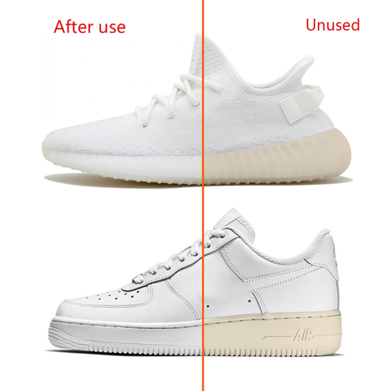 Sneaker Care Whitener - 가죽 스웨이드 패브릭 및 소프트 폼