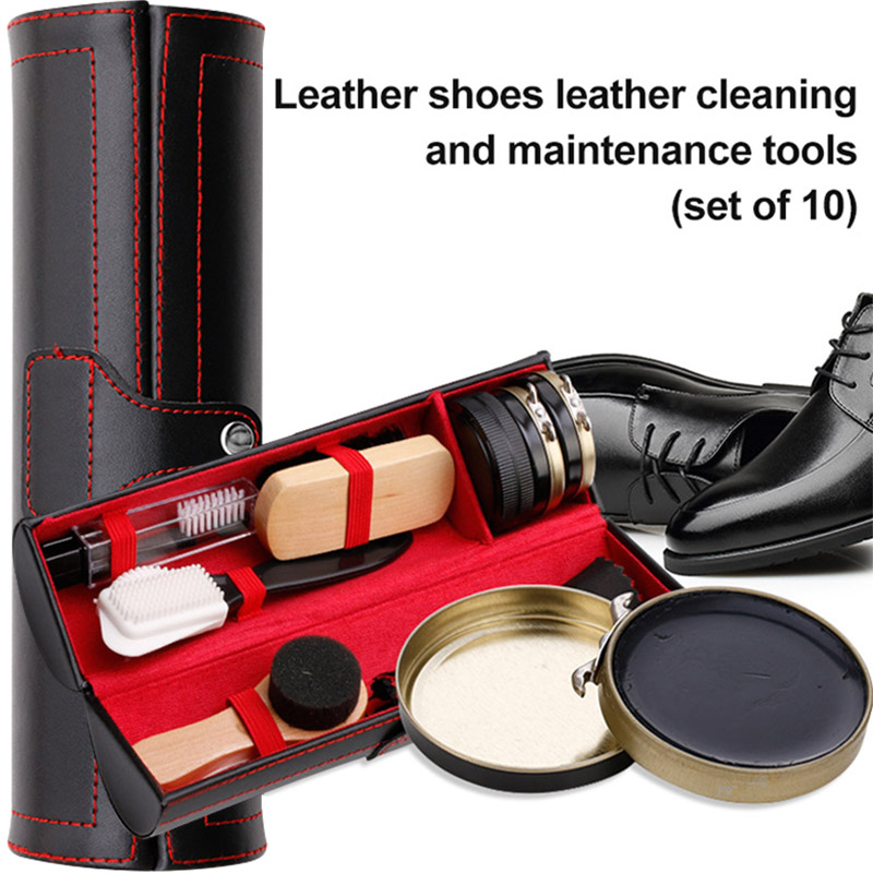 Sneaker Care Kit - 가죽 신발 광택 세트 브러쉬 클리닝