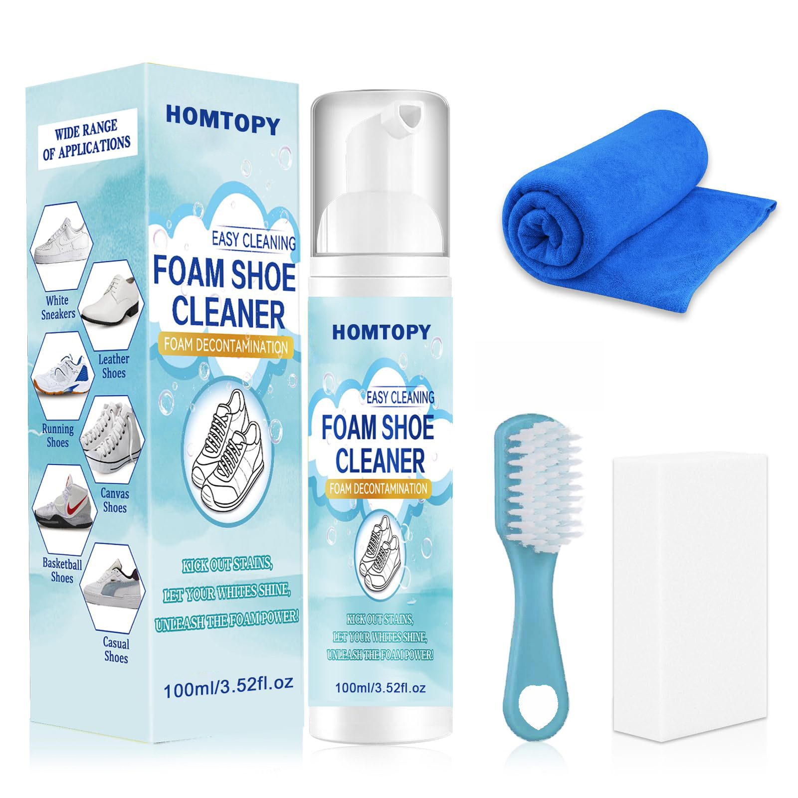 Sneaker Care Kit - 신발 청소 키트, 운동화 클리너는 먼지와