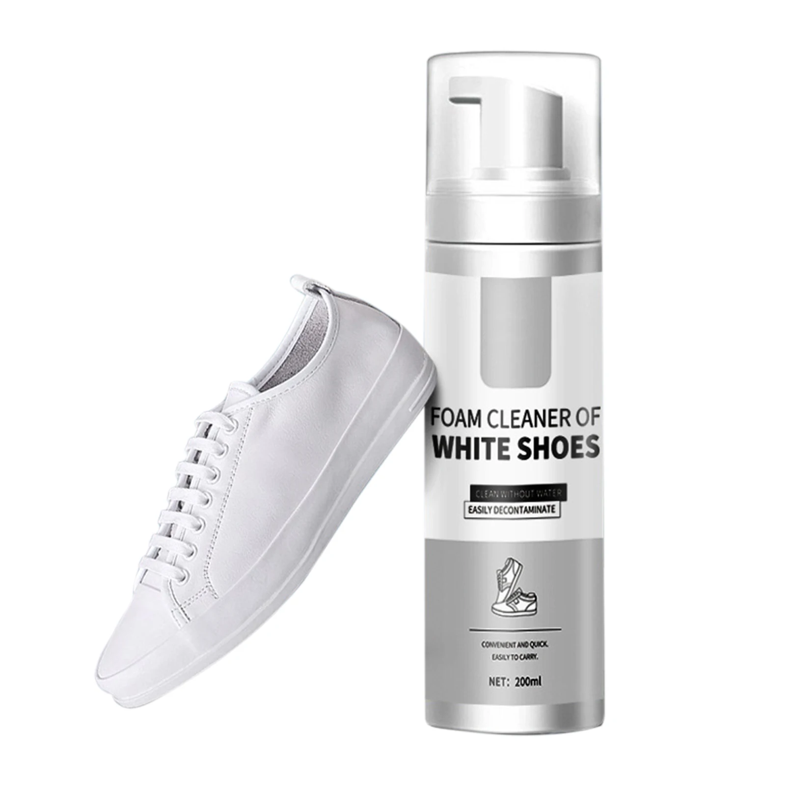 200ml 신발 화이트닝 화이트 신발 클리어링 폼 화이 - Sneaker Care Whitener 리뷰 및 가격