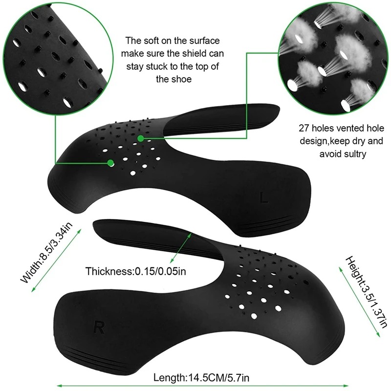 신발 주름 방지 보호대, 발가락 캡 지지대, 가벼운 스 - Crease Protector Toe 리뷰 및 가격
