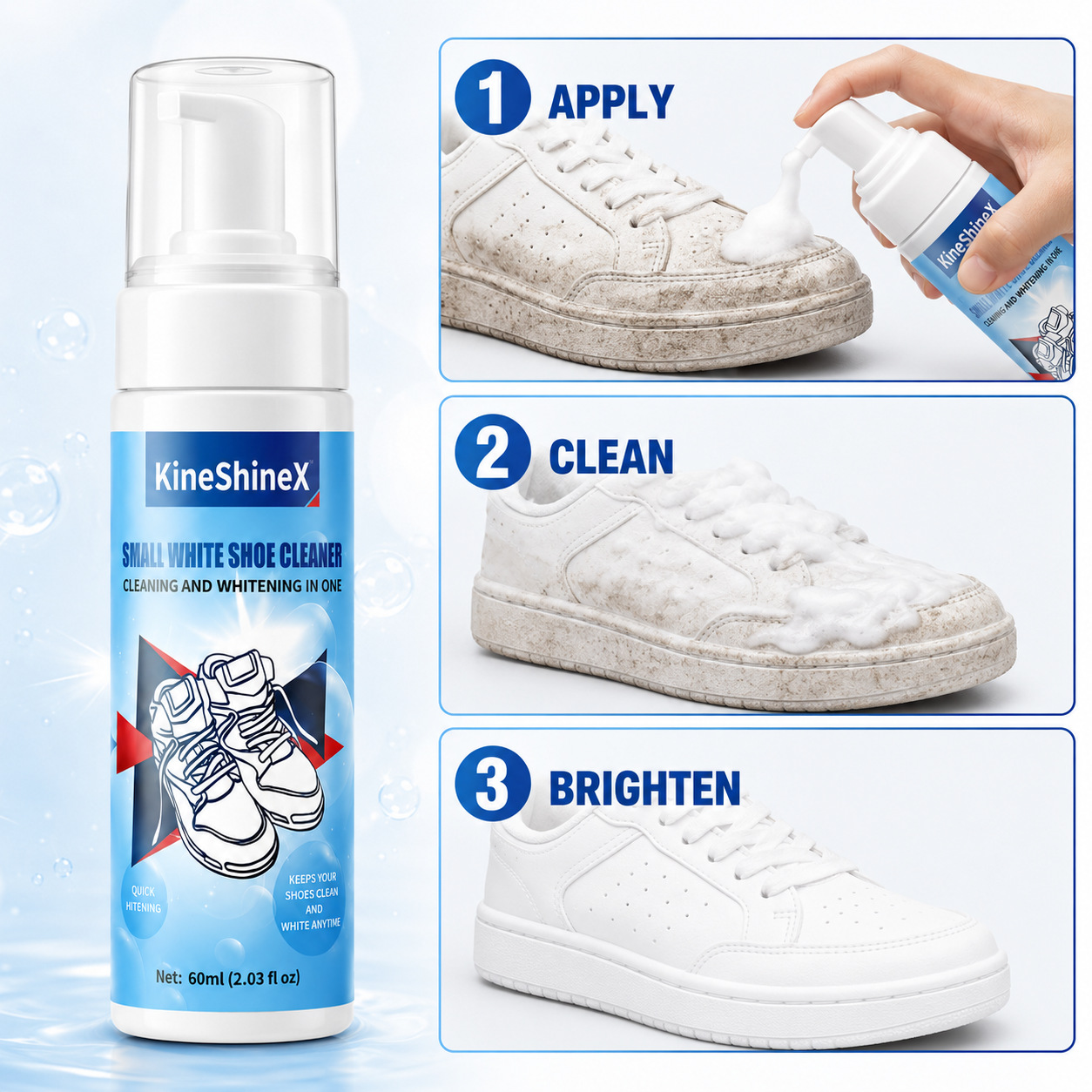 기헨 신발 클리너 키트, 물 없이 사용하는 폼 신발 클 - Sneaker Care Kit 리뷰 및 가격